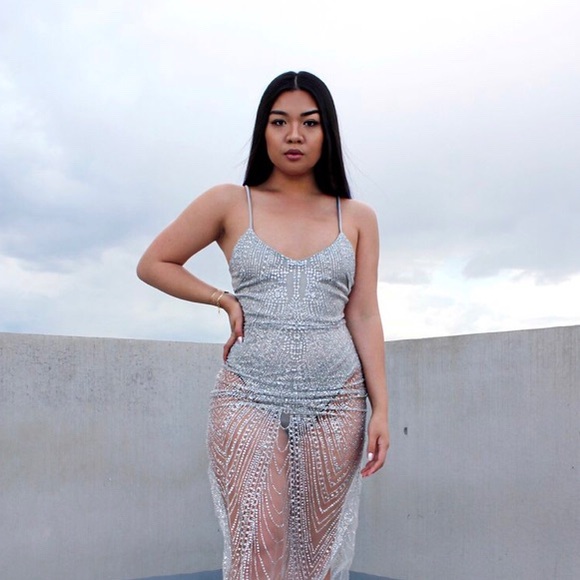 PInk Plastic Babez Diamond Dress - Picture 1 of 6